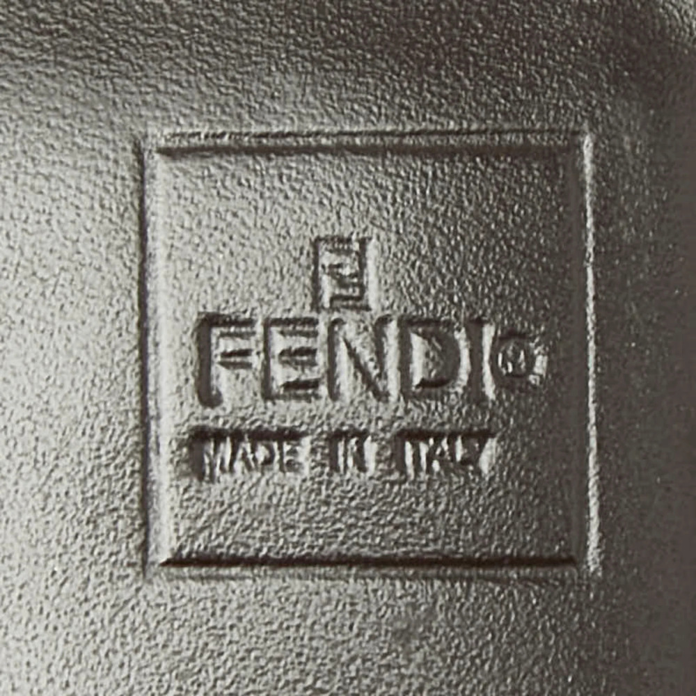 Fendi Zucca Long Wallet 30851 Black Brown Canvas Leather Women's FENDI - Picture 9 of 10